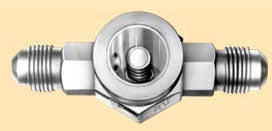 PARKER Parker Hannifin PSG-2 1/4 x 1/4, Male Flare x Male Flare, 650 PSI