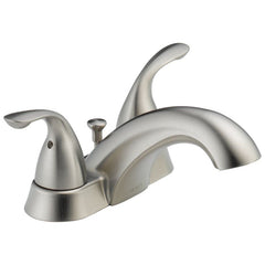 DELTA FAUCET Delta 2523LF-SSMPU Stainless Classic 1.2 GPM 3 Hole Deck Mount Lavatory Faucet