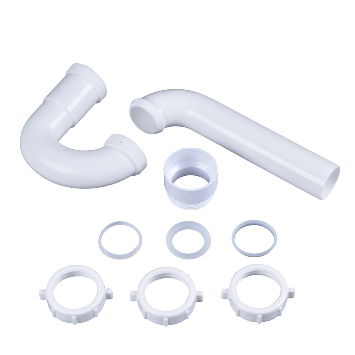 OATEY Dearborn P9703BG 1-1/2 in. Plastic P-Trap with Threaded PVC Adapter