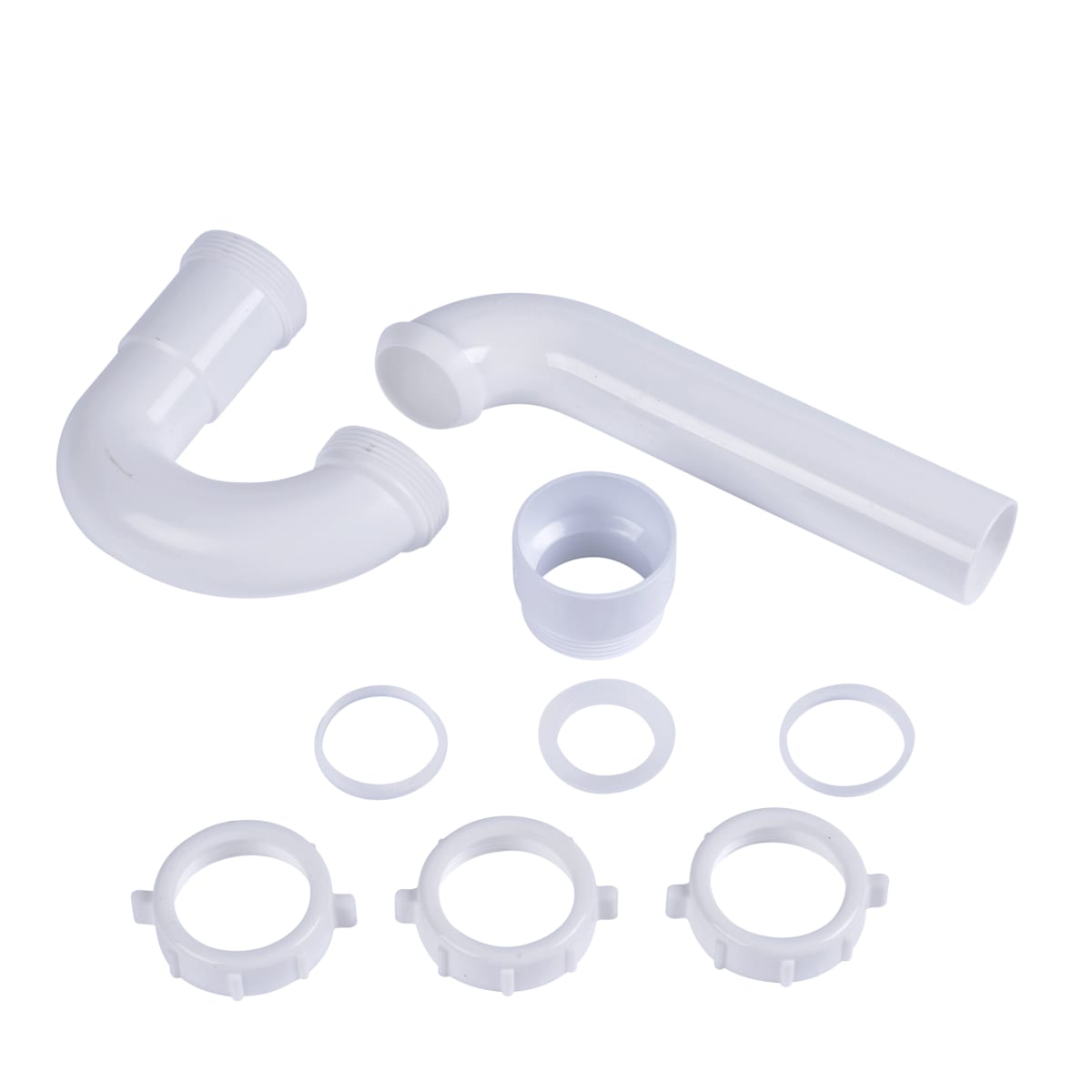 OATEY Dearborn P9703BG 1-1/2 in. Plastic P-Trap with Threaded PVC Adapter