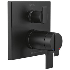 DELTA FAUCET Delta Faucet T27T867-BL TempAssure Two Handle Thermostatic Valve Trim in Matte Black