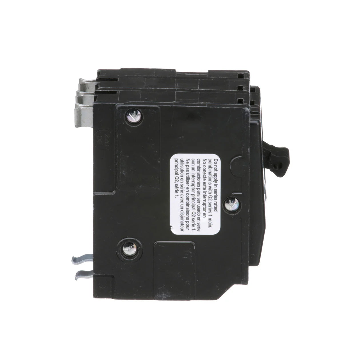 SCHNEIDER ELECTRIC Square D QO320 20A 240V 3Pole Miniature Circuit Breaker, Plug-On