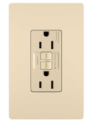 LEGRAND Pass & Seymour 1597-I Duplex Self-Test GFCI, 15A - Ivory