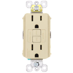 LEGRAND Pass & Seymour 1597-I Duplex Self-Test GFCI, 15A - Ivory