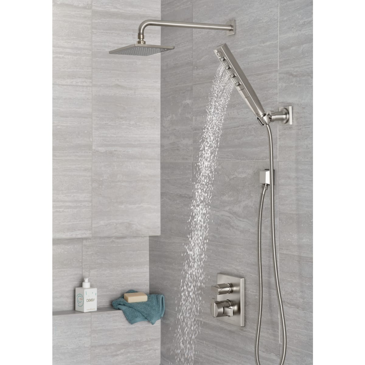 DELTA FAUCET Delta RP62955SSPR Universal Showering Components: Single-Setting Raincan Shower Head