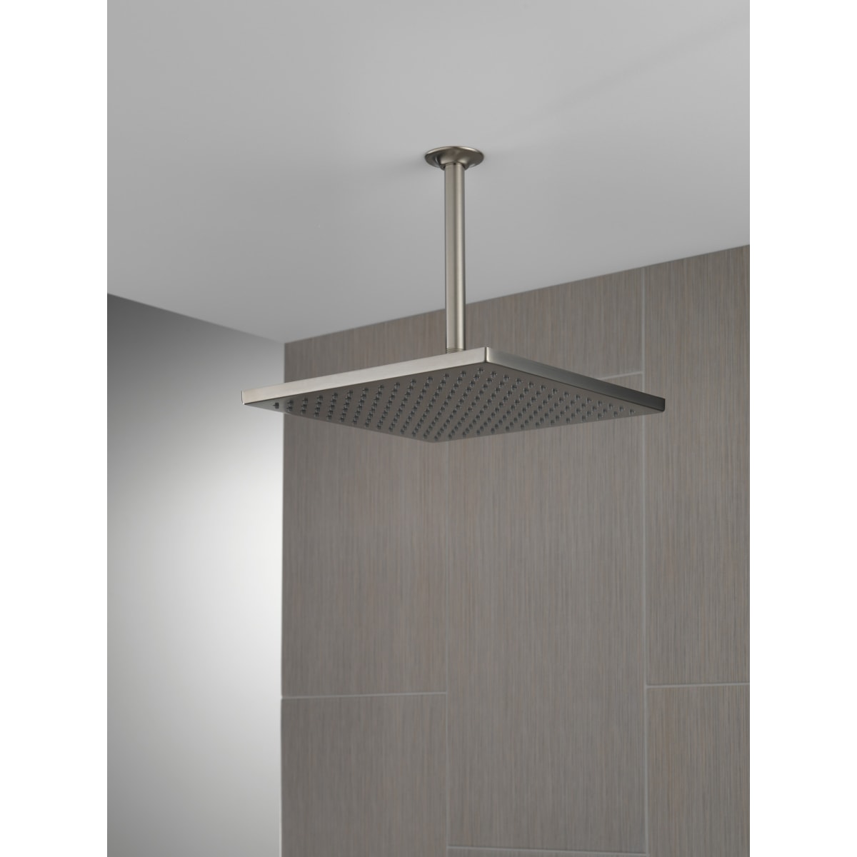 DELTA FAUCET Delta 52159-SS25 Single-Setting Metal Raincan Shower Head