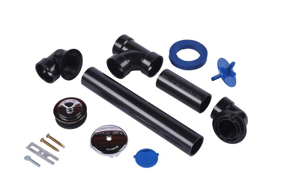 OATEY Dearborn A7225 Plastic Lift & Turn Drain in Chrome