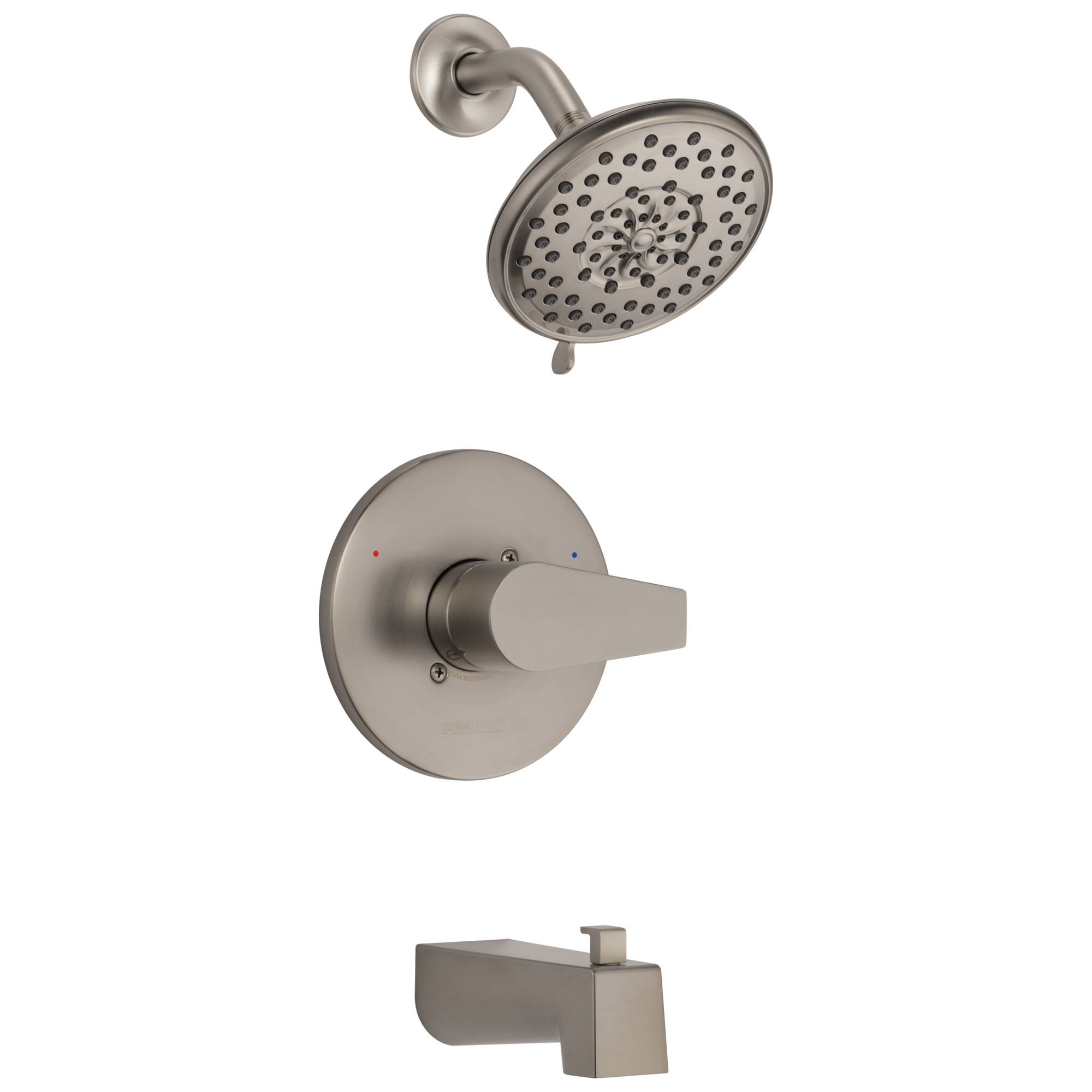 PEERLESS FAUCET Peerless PTT14419-BN Delta Peerless Xander Tub Shower Multichoice Brushed Nickel None Single Handle Lever