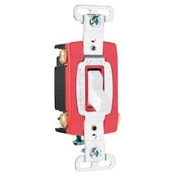LEGRAND Pass & Seymour PS20AC4W Toggle Type Thermoplastic Polycarbonate Toggle Glass-Reinforced