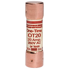 MERSEN Mersen OT20 OT Series Fast Acting One-Time Fuse, 20 A, Class K5