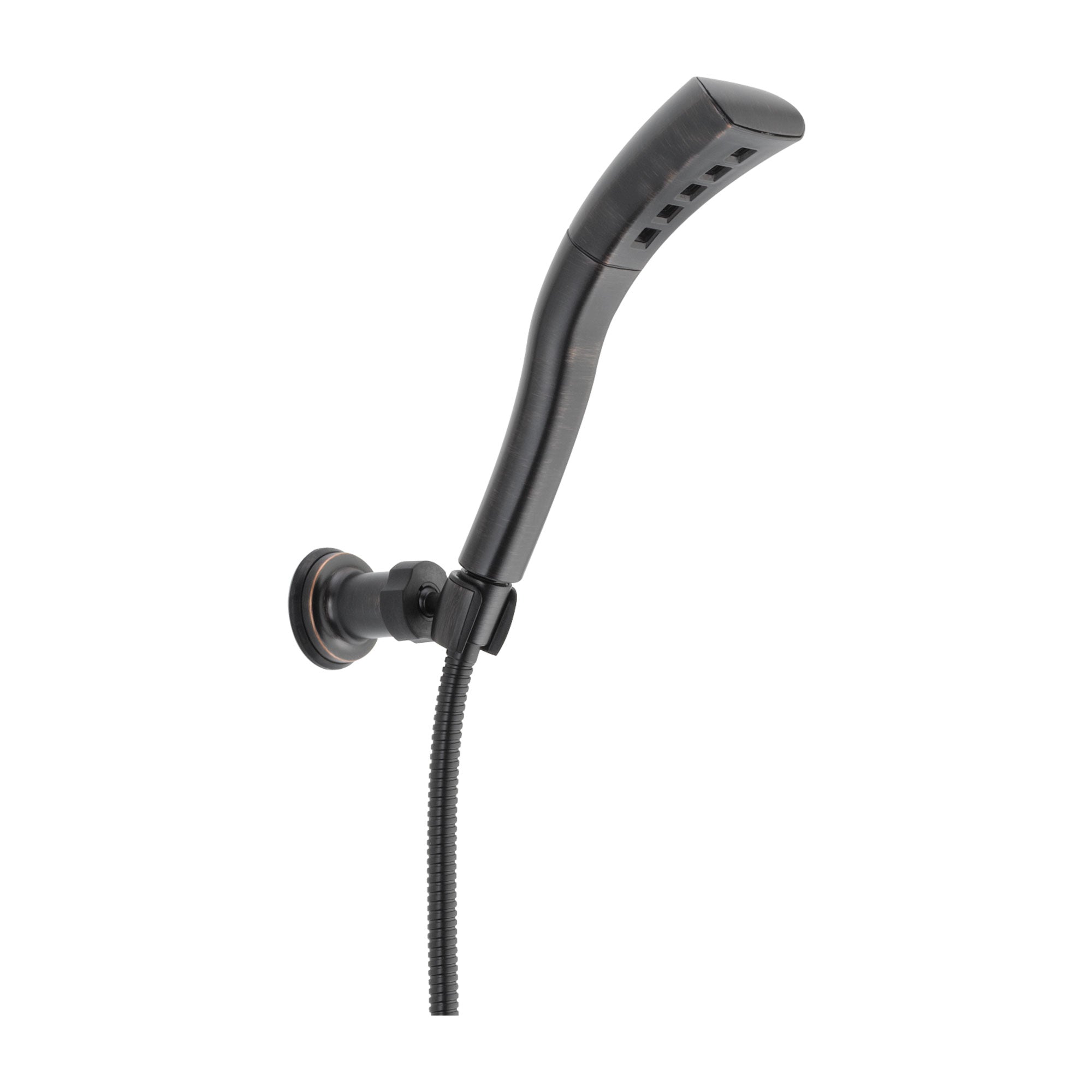 DELTA FAUCET Delta 55421-RB Universal Showering Components H2Okinetic Single-Setting Adjustable Wall Mount Hand Shower