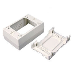 LEGRAND Wiremold NM2048 Nonmetallic Sure Snap Device Box 600 Volt 4-3/4 x 3 x 1-3/4 Replacement NM2000