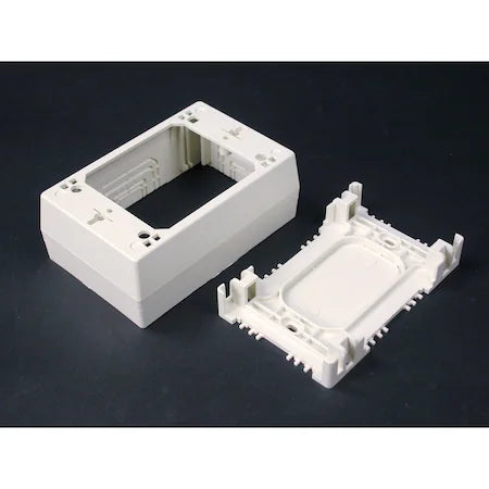 LEGRAND Wiremold NM2048 Nonmetallic Sure Snap Device Box 600 Volt 4-3/4 x 3 x 1-3/4 Replacement NM2000