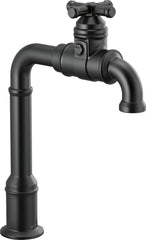 DELTA FAUCET Delta Faucet 1990LFC-BL Broderick Single Handle Bar Faucet in Matte Black
