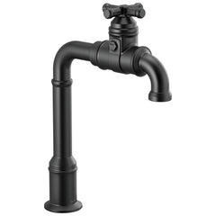 DELTA FAUCET Delta Faucet 1990LFC-BL Broderick Single Handle Bar Faucet in Matte Black