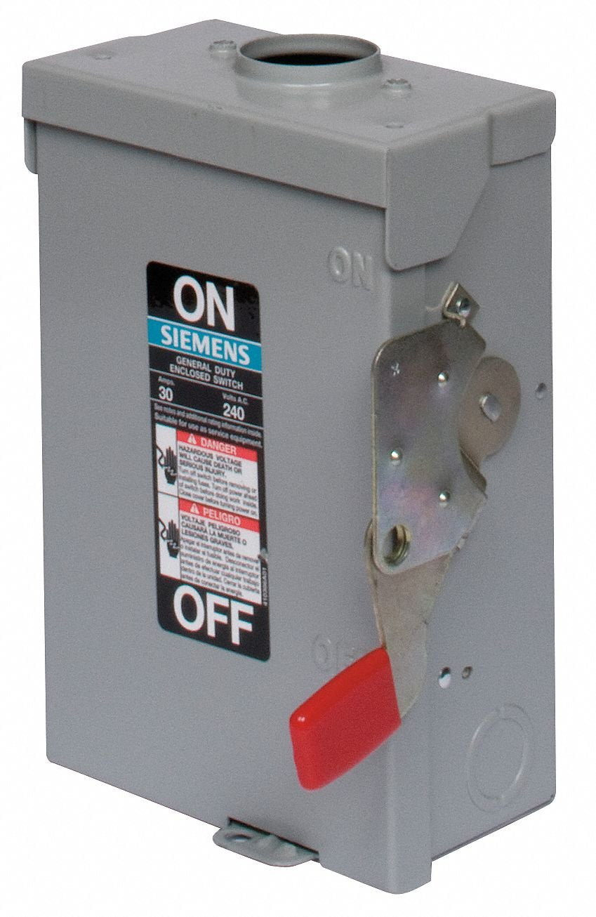 SIEMENS Siemens GF221NR General Duty Safety Switch 30A