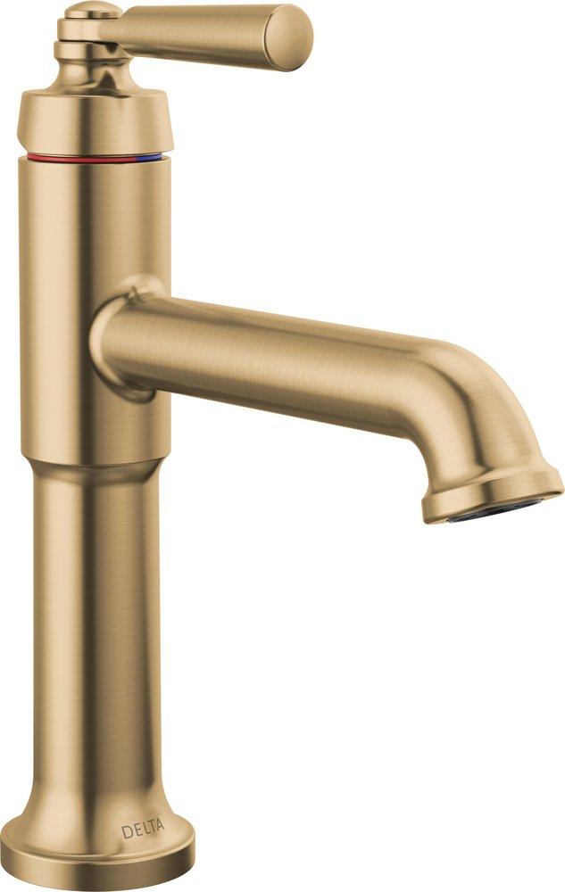 DELTA FAUCET Delta Faucet 536-CZMPU-DST Saylor Single Handle Bathroom Sink Faucet in Brilliance Champagne Bronze
