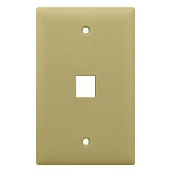 LEGRAND Pass Seymour WP3401-IV Plastic 1-Gang 1-Port Rectangular Keystone Wallplate