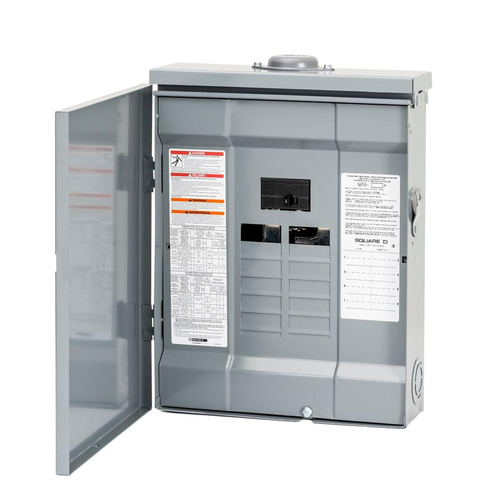 SCHNEIDER ELECTRIC Square D HOM816M100PRB Load Center 100 Amp 1-Phase 8-Space NEMA 3R