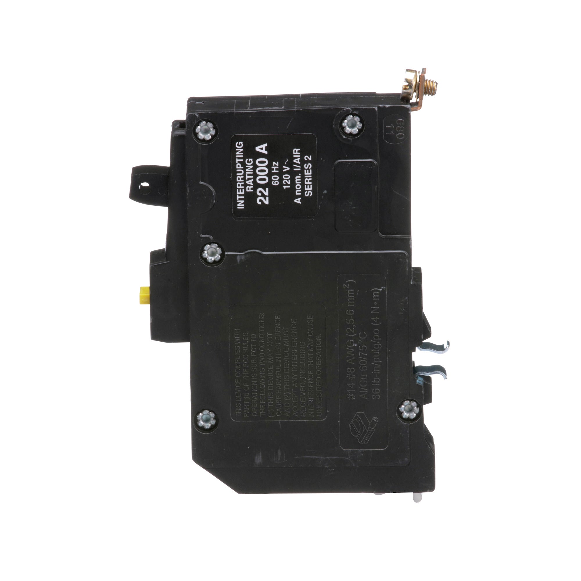 SCHNEIDER ELECTRIC Square D QOB120VHGFI Circuit Breaker w/GFI 20A 120V 1Ph Replacement MPN