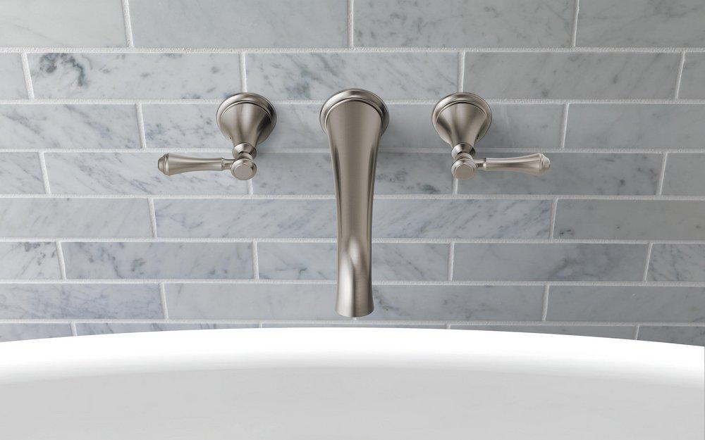 DELTA FAUCET Delta Faucet T5797-SSWL Cassidy Two Handle Wall Mount Filler