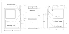 GOODMAN Goodman GMVC800805DX 80% AFUE Gas Furnace Variable Speed ECM Two Stage