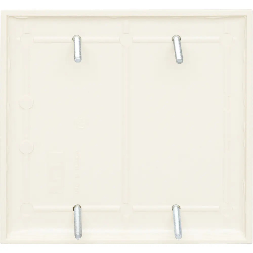 LEGRAND Pass & Seymour SP23I Standard Blank Wallplate, 2 Gangs, Ivory, 5 in