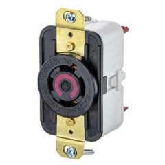 HUBBELL WIRING Hubbell Wiring Device-Kellems HBL2430ST HWD Twist-Lock Receptacle 3-Phase Single Flush 480 VAC 20A