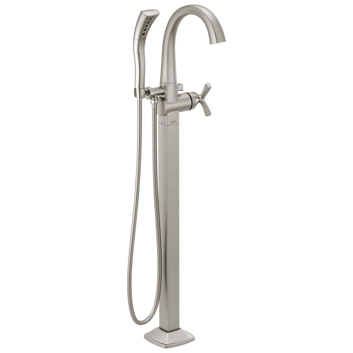 DELTA FAUCET Delta T47776-SSFL Stryke Single Handle Floor Mount Tub Filler Trim