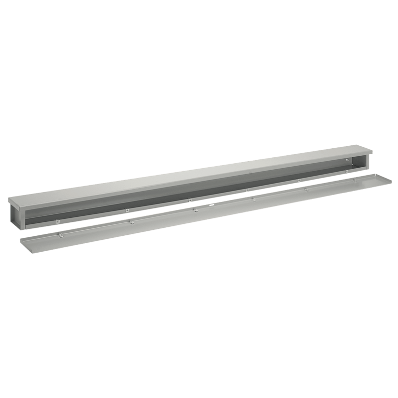 NVENT nVent HOFFMAN A101024RT Wiring Trough NEMA Type 3R 10.00x10.00x24.00 Gray Steel