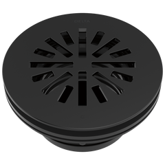 DELTA FAUCET Delta Faucet DT051411-BL 4 Inches Prefab Round Shower Drain