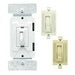 EATON Cooper Wiring Device TUL06P-C2 120-Volt AC 1-Pole 3-Way Preset Universal Toggle Dimmer Light Almond/White/Ivory