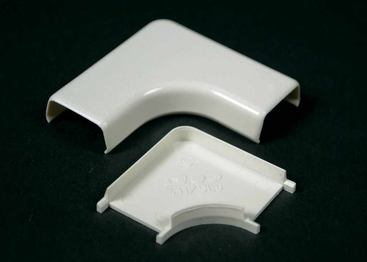 LEGRAND Legrand 411-WH Flat Elbow Fitting 90 Degree 2.0625 Length