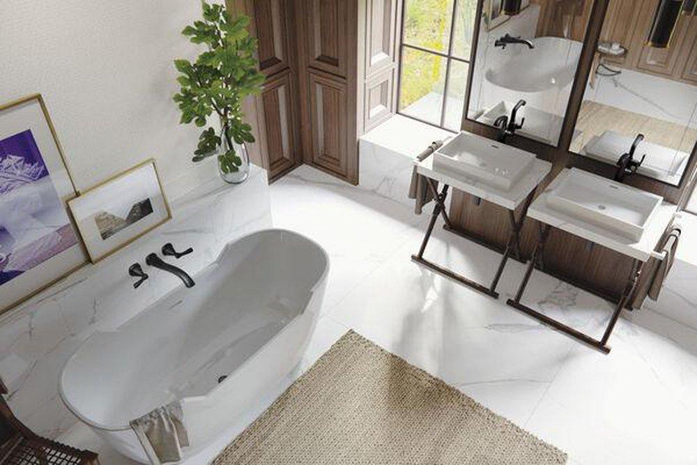 DELTA FAUCET Delta Faucet T5776-SSWL Stryke Two Handle Wall Mount Filler