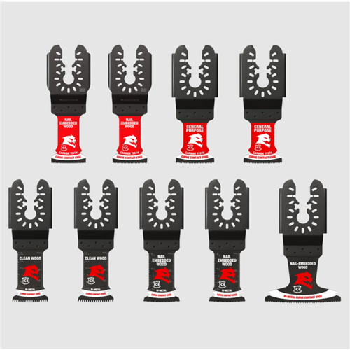 DIABLO Freud DOU9S Universal Fit General Purpose Oscillating Blade Set, 9-Piece