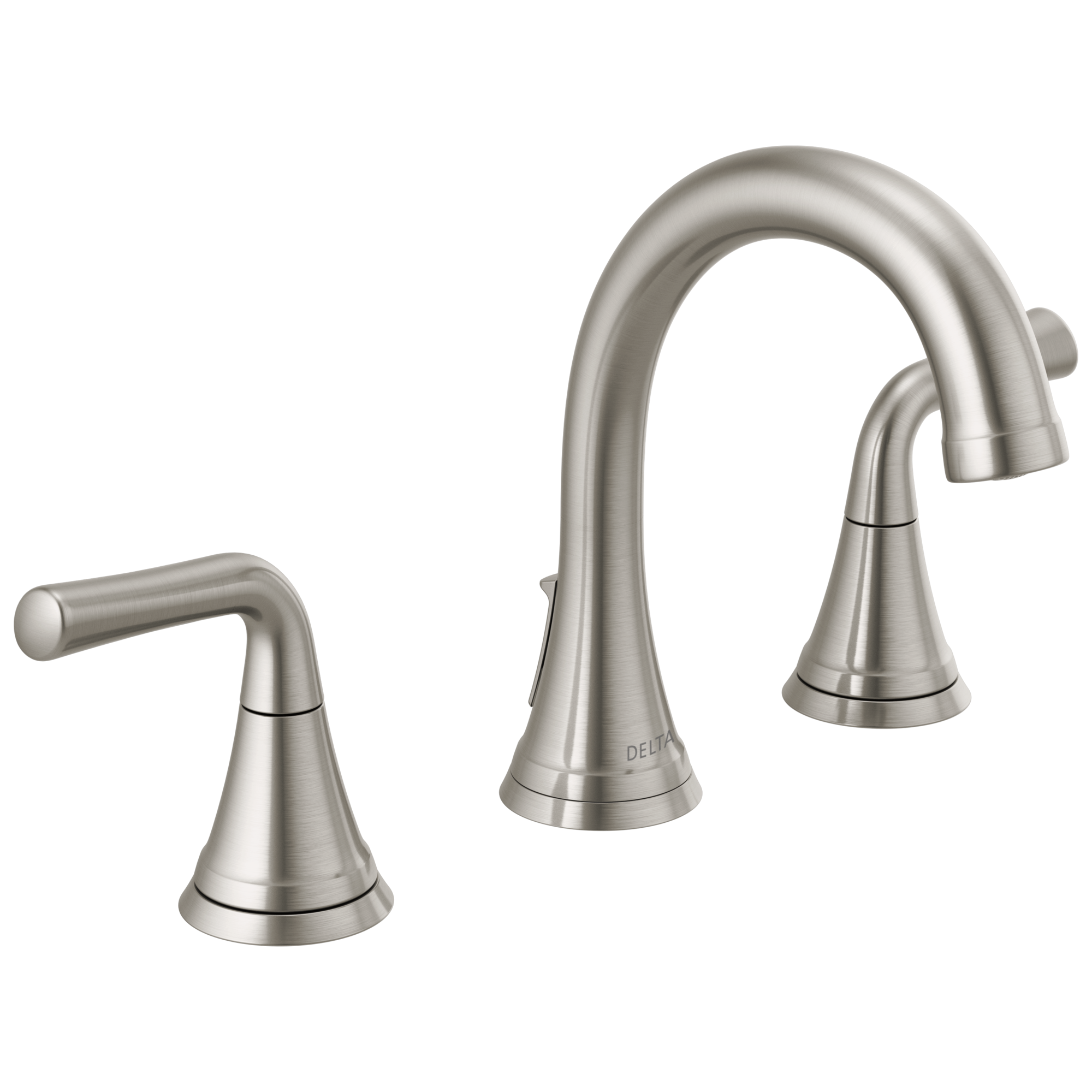 DELTA FAUCET Delta Faucet 3533LF-SSMPU Two Handle Widespread Bathroom Faucet Stainless Steel