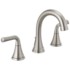 DELTA FAUCET Delta Faucet 3533LF-SSMPU Two Handle Widespread Bathroom Faucet Stainless Steel
