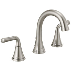 DELTA FAUCET Delta Faucet 3533LF-SSMPU Two Handle Widespread Bathroom Faucet Stainless Steel