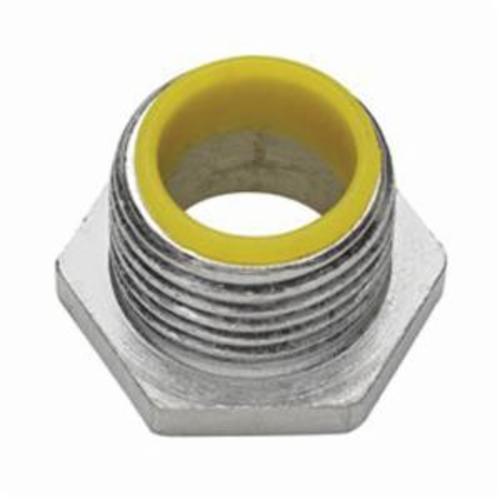 EATON Crouse Hinds 54 Malleable Iron Non-Insulated Throat Hex Head Conduit Bushed Nipple 1-1/2 Inch
