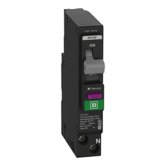 SCHNEIDER ELECTRIC Square D QO115PAFGF Mini Circuit Breaker 15A 1 Pole 120V