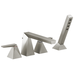 DELTA FAUCET DELTA T4743-SS-PR Delta Trillian: Two-Handle Roman Tub Trim with Hand Shower