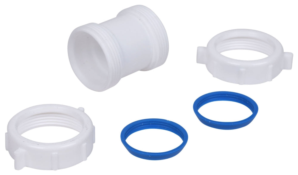 OATEY Dearborn P9793D Connector Slip Dbl 1-1/2 in PVC White
