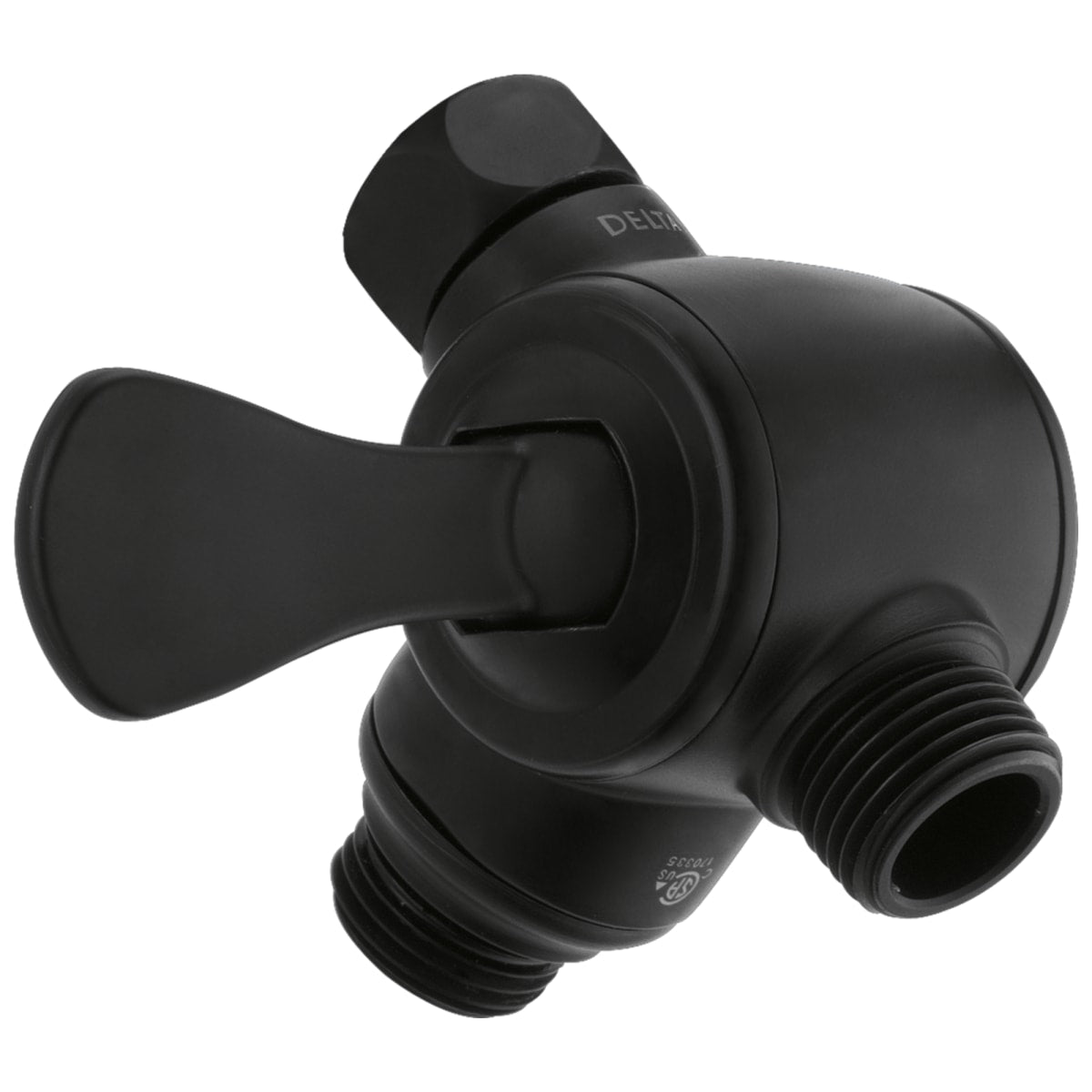 DELTA FAUCET Delta U4929-BL-PK Universal Showering Components: 3-Way Shower Arm Diverter for Hand Shower