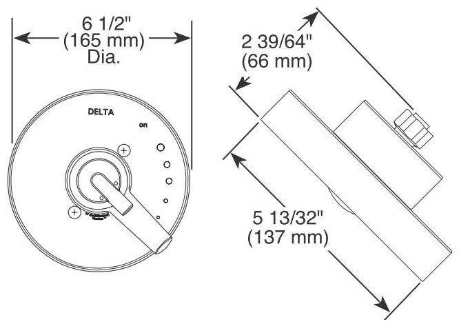 DELTA FAUCET Delta Faucet T17259-SS Trinsic Shower Trim 1.75 GPM (Trim Only)