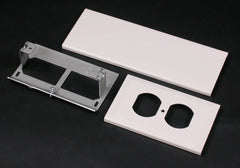 LEGRAND Legrand 30TP-B Wiremold 30TP-B 15 to 20 Amp Steel Duplex Receptacle Cover