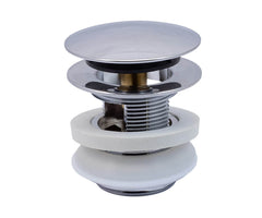 MOUNTAIN PLUMBING Mountain BDWOF-ST/IW EZ-Click Bath Tub Drain with Overflow