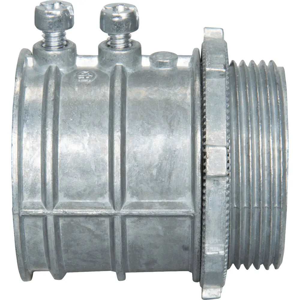 SOUTHWIRE Topaz 635 1-1/2 inches Zinc Die Cast Set Screw Type Connector