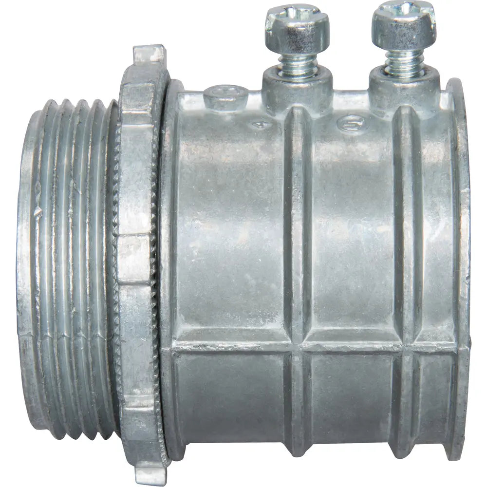 SOUTHWIRE Topaz 635 1-1/2 inches Zinc Die Cast Set Screw Type Connector