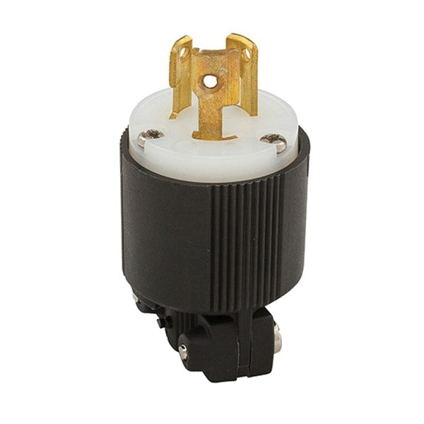 EATON Cooper Wiring Device CWL515P 3-Wire 2-Pole Polarized Industrial Grade Safety Grip Plug 125-Volt AC 15-Amp NEMA L5-15