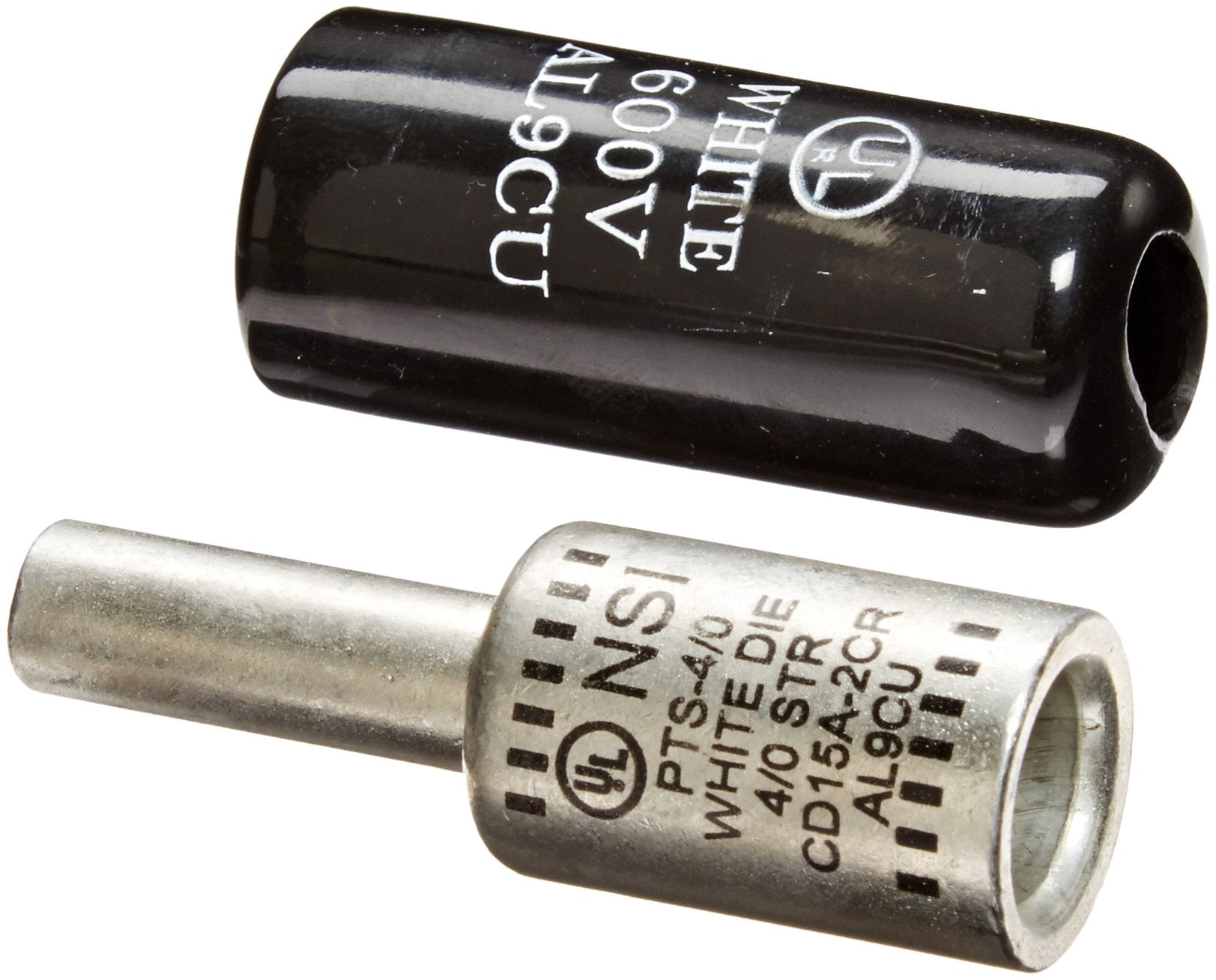 NSI INDUSTRIES Nsi PTS4/0 Aluminum Pin Terminal, 4/0